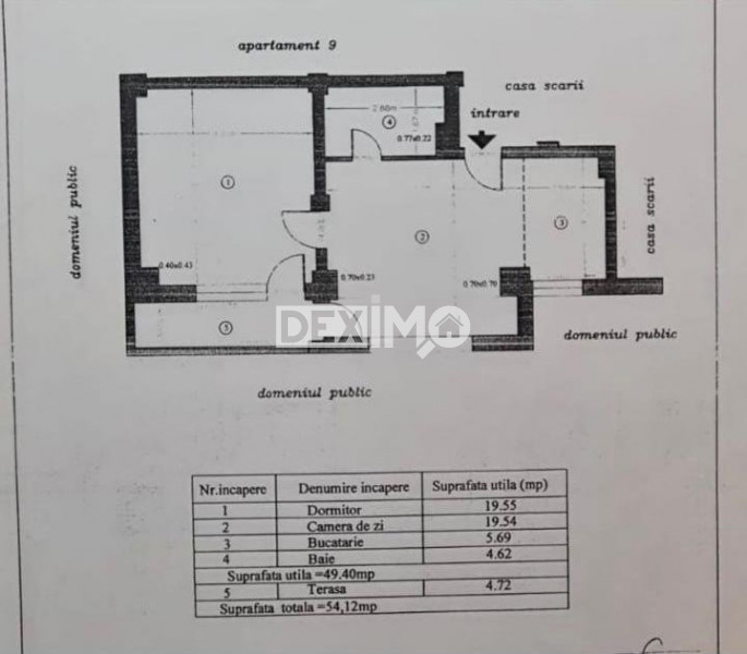 Apartament 2 Camere Decomandate - Zona Kamsas - Etaj 1- Mobilat