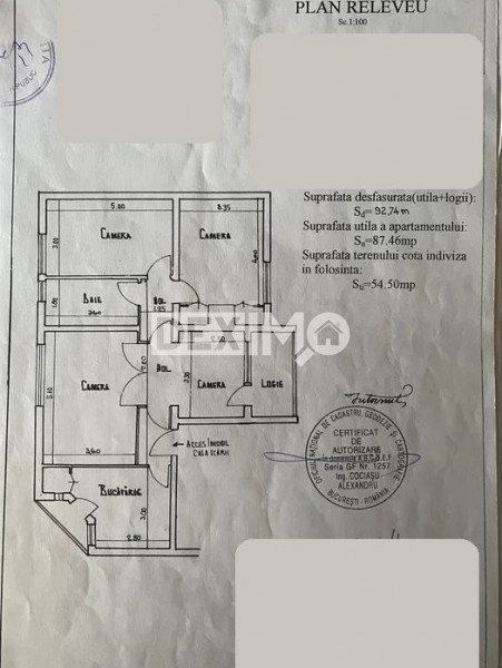 Apartament 4 Camere - Ultracentral - Centrala Pe Gaze