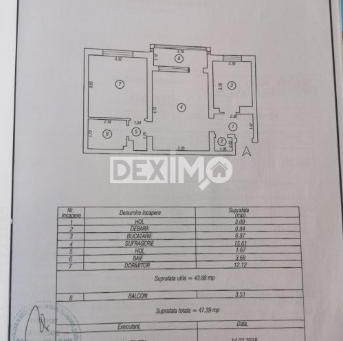 Apartament 2 Camere - Boema - OMV- Mobilat  Complet - Centrala Gaze