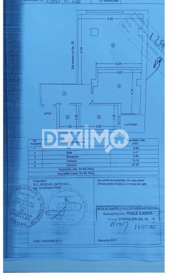 Apartament 2 Camere - Compozitori - Bloc Nou - Lift