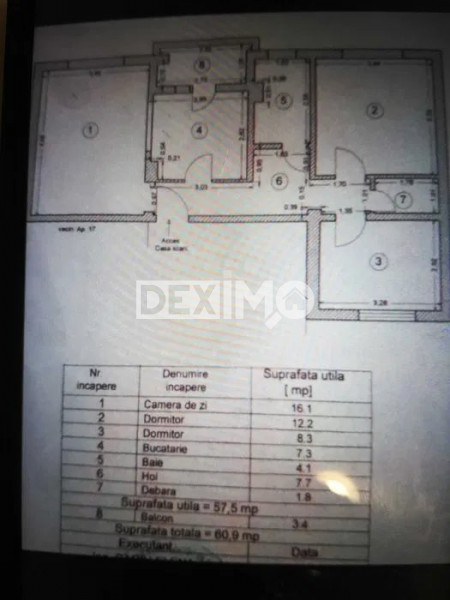 Apartament 3 Camere Decomandate - Inel 2 - Penny Market - Gaze La Usa