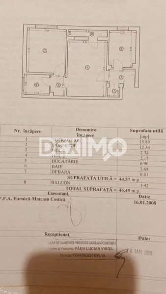 Apartament 2 Camere - Tomis I - Liceul International - Gaze La Usa