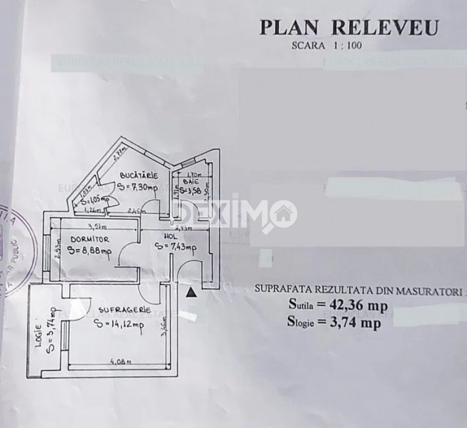 Apartament 2 Camere - Tomis Nord - Liber - Centrala Pe Gaze