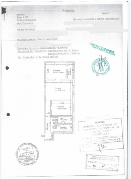 Apartament 3 Camere - Tomis Nord - Mobilat Complet - Gaze La Usa
