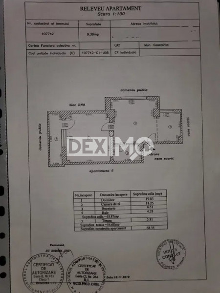 Apartament 2 Camere - Baba Novac - Etaj 1 - Mobilat Complet