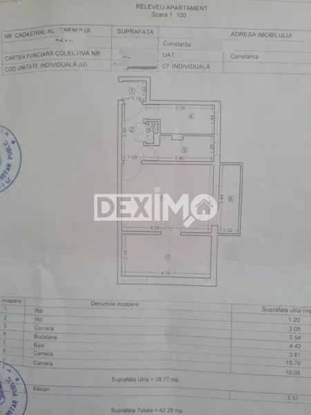 Apartament 2 Camere - Zona Bratianu - Salvare - Etaj 1 - Racordat La Gaze