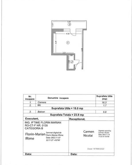 OCAZIE! STUDIO STATIUNEA MAMAIA 43.000 Euro CEL MAI MIC PRET!!!