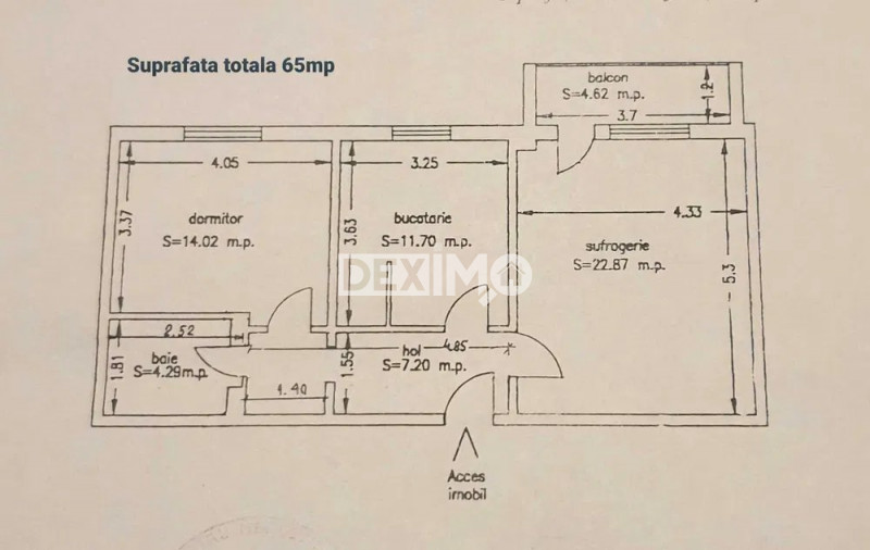 Apartament 2 Camere - Inel I - Centrala Pe Gaze - Termen Lung