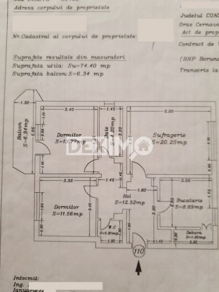 Apartament 3 Camere - Km 4-5 - Doraly - Partial Mobilat - Centrala Pe Gaze