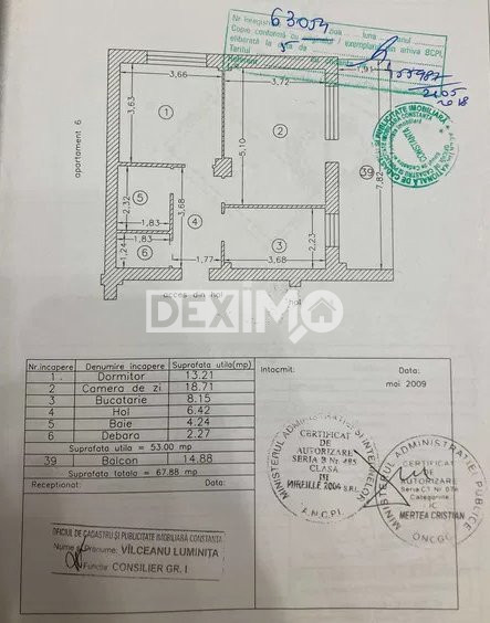 TOMIS PLUS-APARTAMENT 2 CAMERE-MOBILAT COMPLET-POSIBILITATE GARAJ