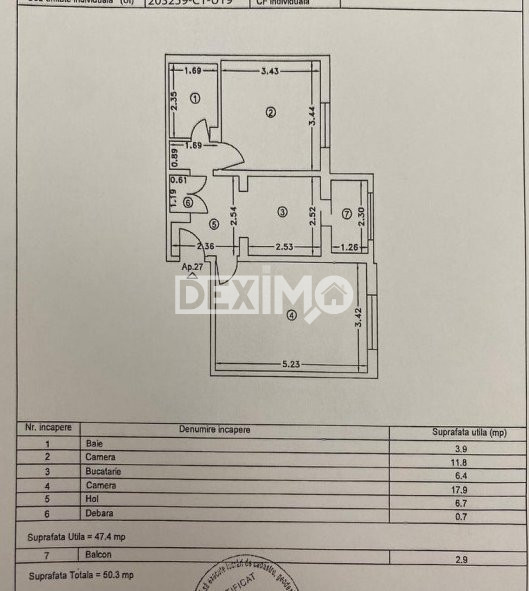 Apartament 2 Camere - Tomis III - Renovat - Partial Mobilat - Centrala Gaze