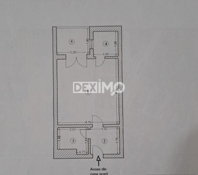 Garsoniera - Zona Far - Etaj 2 -  Renovata Complet