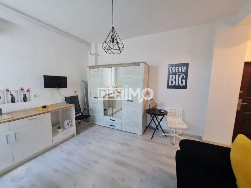 Garsoniera - Campus - Bloc Nou - Mobilata Complet