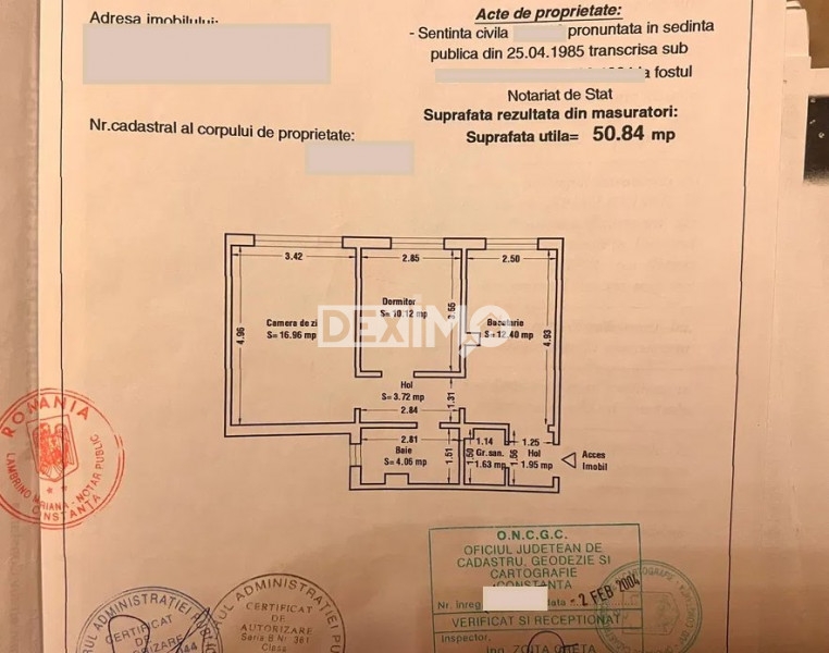 Apartament 2 Camere - Tomis Nord - Renovat - Parter - Boxa