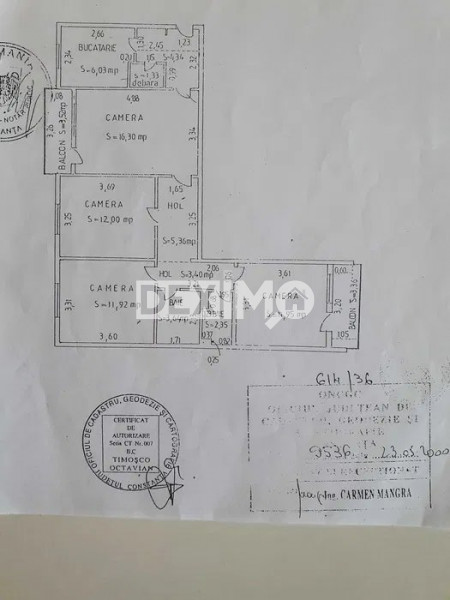 Apartament 4 Camere - City Park Mall - Etaj 3 - Centrala Pe Gaze