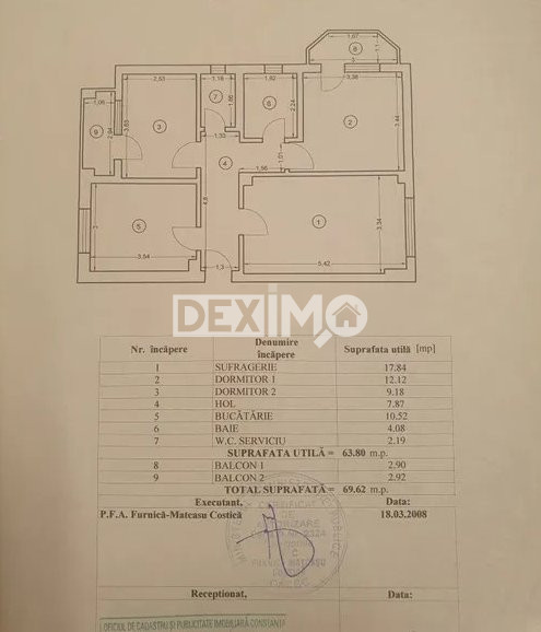 Apartament 3 Camere - Inel I - Eden - Centrala Pe Gaze