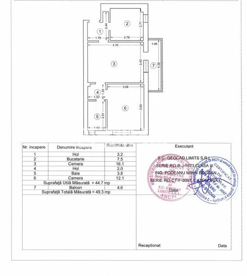 Apartament 2 Camere - Far - Abator - Etaj 1