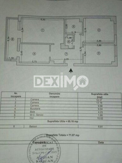 Apartament 3 Camere - Cora Bratianu - Mobilat - Centrala Pe Gaze