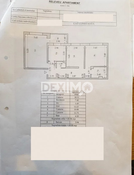 Apartament 3 Camere - Zona Anda - Renovat - Mobilat Complet
