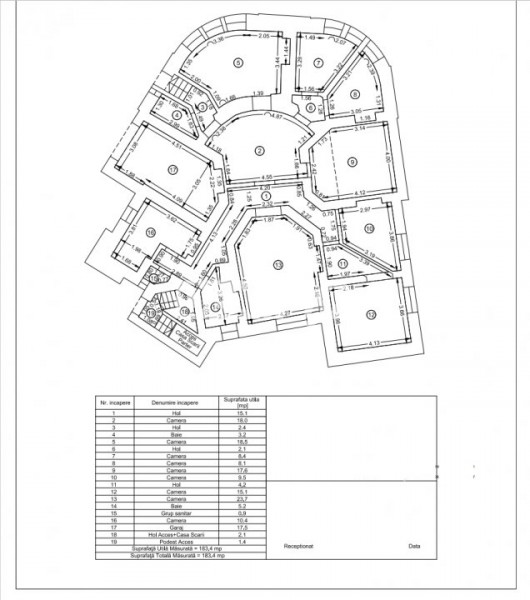 Apartament 6 Camere - Demisol - Zona Cazino - Renovat - Garaj