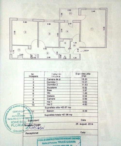Apartament 3 Camere - Trocadero Spectrum - Mobilat - Pod