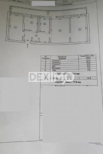 Apartament 3 Camere - Ultracentral - Etaj 3  - Gaze La Usa