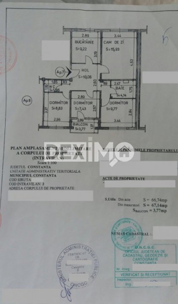 Apartament 4 Camere - Inel II - Etaj 3 - Mobilat Complet - Centrala Gaze