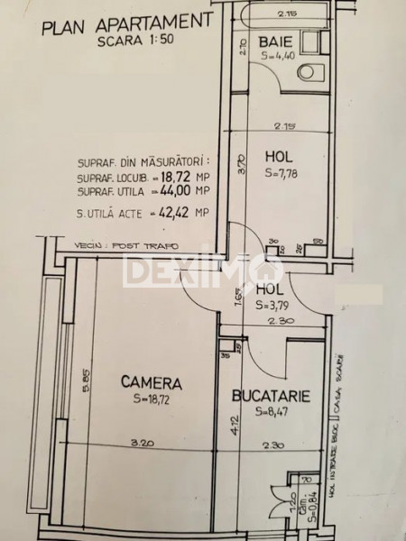 Garsoniera Decomandata - Zona Dacia - Victoria - Parter - Gaze In Casa