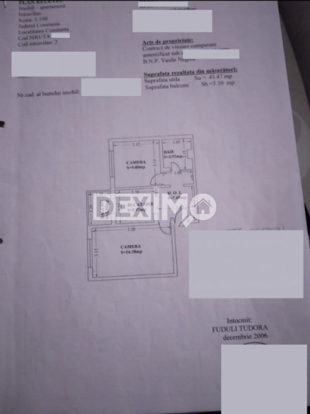 Apartament 2 Camere - Anda - Mobilat - Centrala Pe Gaze - Liber