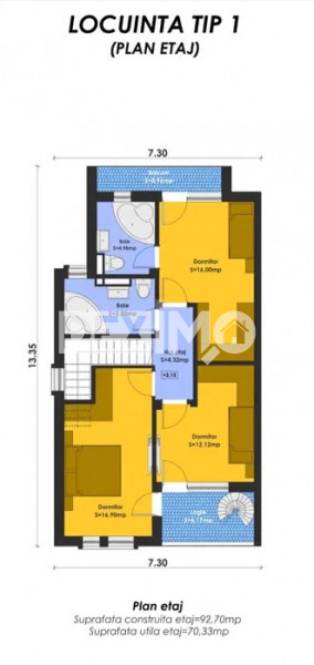 Casa P+1 Tip Duplex - Palazu Mare - Aproape De Lac - La Alb