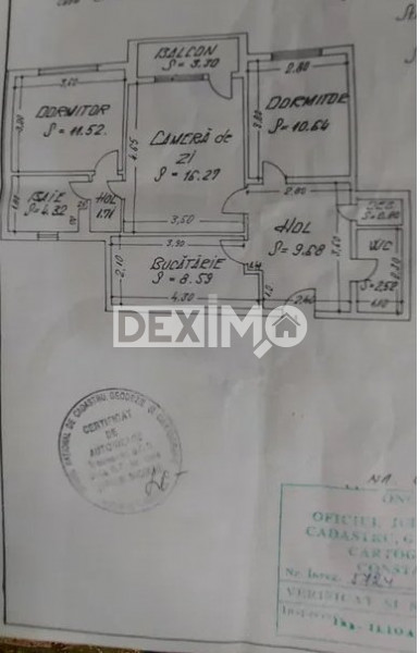 Apartament 3 Camere - Zona CET - Etaj 1 - Renovat - Mobilat - Centrala Gaze