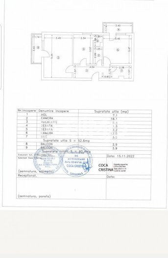 Apartament 2 Camere Decomandate - Poarta 6 - Liceul Blaga - Centrala Pe Gaze