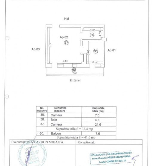 Apartament 2 Camere Tip Studio - Mamaia Nord - Promenada - Primul Rand La Mare 