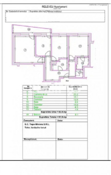 Apartament 3 Camere - Zona Kamsas - Bloc Nou - La Alb - Incalzire In Pardoseala