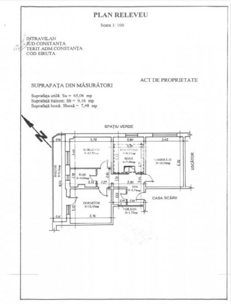 Apartament 3 Camere - Zona Dacia - Parter - Boxa - Centrala Pe Gaze