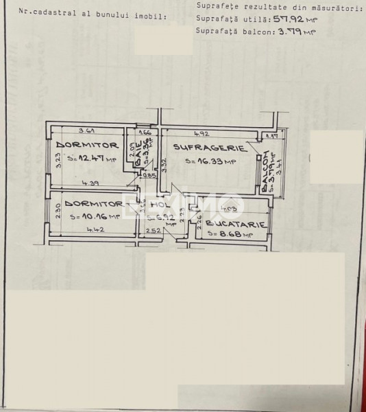 Apartament 3 Camere - Tomis Nord - Liceul Decebal - Centrala Pe Gaze