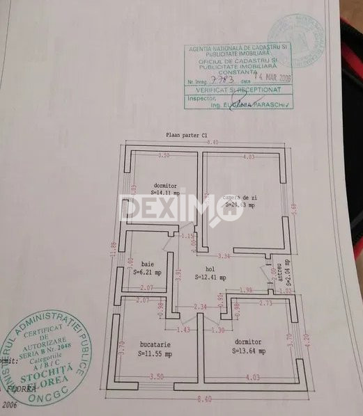 Casa 3 Camere - Constructie BCA - Valu Lui Traian - Centrala Gaze