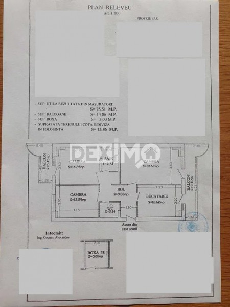 Apartament 3 Camere - Zona Stadion - Etaj Intermediar - Centrala Pe Gaze