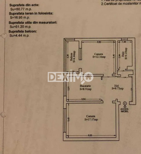 Apartament 2 Camere Decomandate - Zona Tomis III - Mobilat - Centrala Pe Gaze