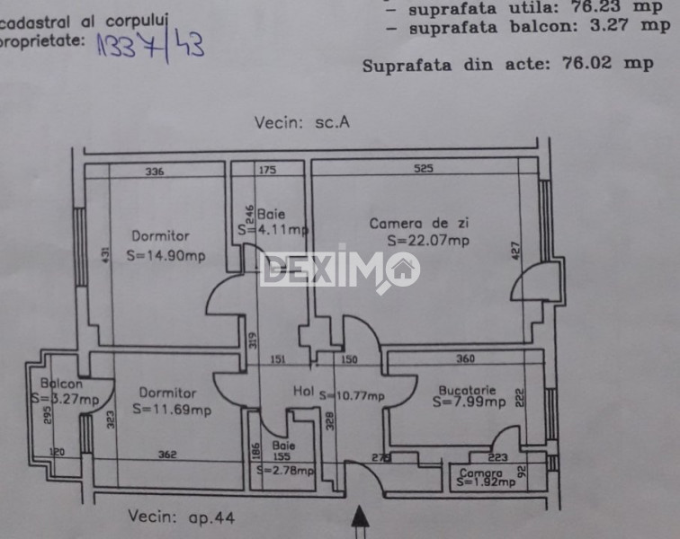 Apartament 3 Camere Decomandate - Zona Capitol - Gaze La Usa