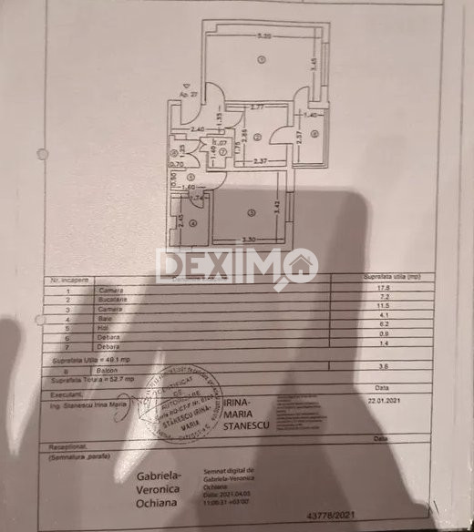 Apartament 2 Camere Decomandate - Inel II - Etaj 2 - Gaze La Aragaz