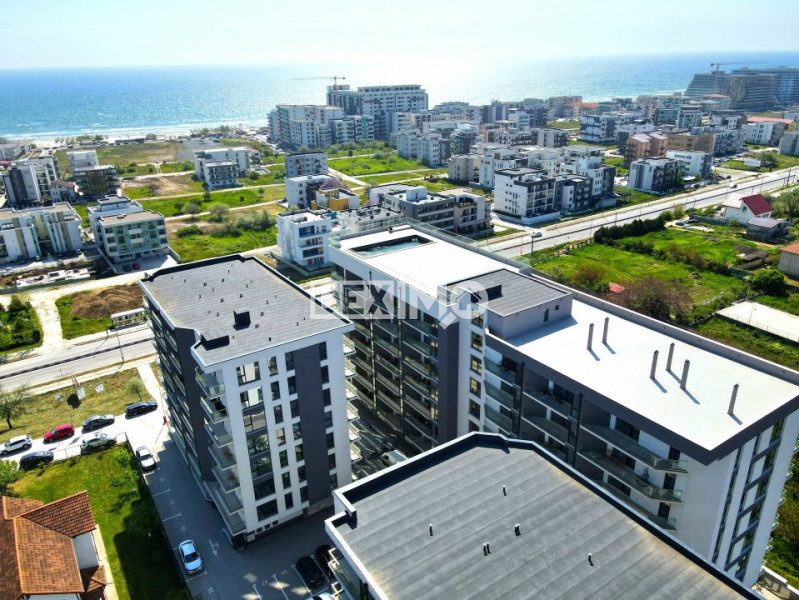 PRET PROMO! Mamaia Nord - Apartament 2 Camere In Resort Cu Piscina,SPA,Fitness 