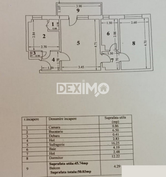 Apartament 2 Camere - Zona Abator - Etaj 2 - Centrala Pe Gaze