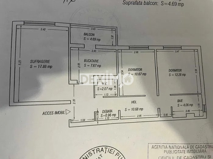 Apartament 3 Camere - Tomis Nord - Etaj 4 Cu Pod - Mobilat - Centrala Gaze
