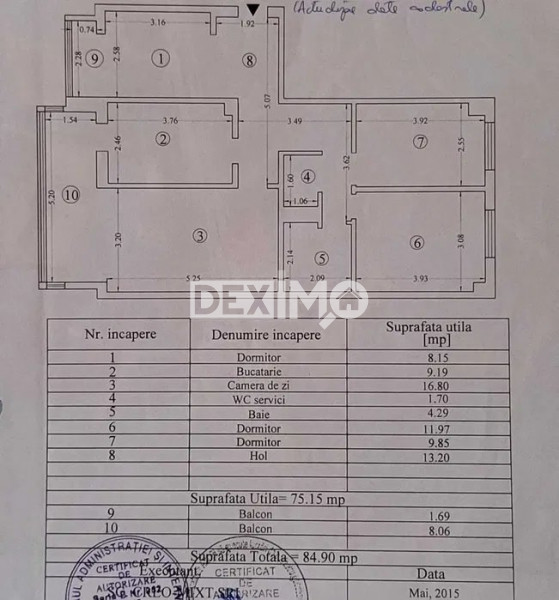 Apartament 4 Camere - Zona Dacia - Renovat - Mobilat Complet