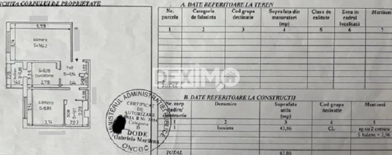 Apartament 2 Camere - Km 5 - Etaj 3 - Renovat Integral - Centrala Pe Gaze