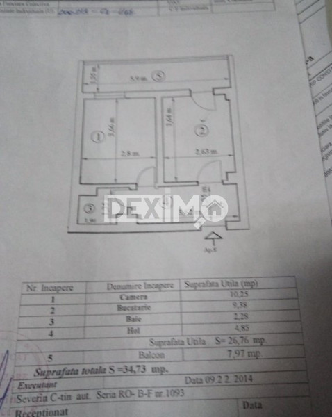 Studio 2 Camere - Faleza Nord - Reyna - Parter - Centrala Pe Gaze 