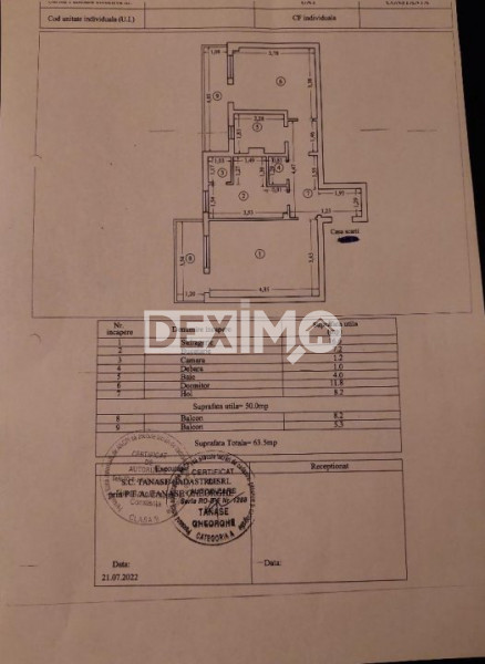 Apartament 2 Camere Decomandate - Casa De Cultura - Etaj 1 - Centrala Pe Gaze