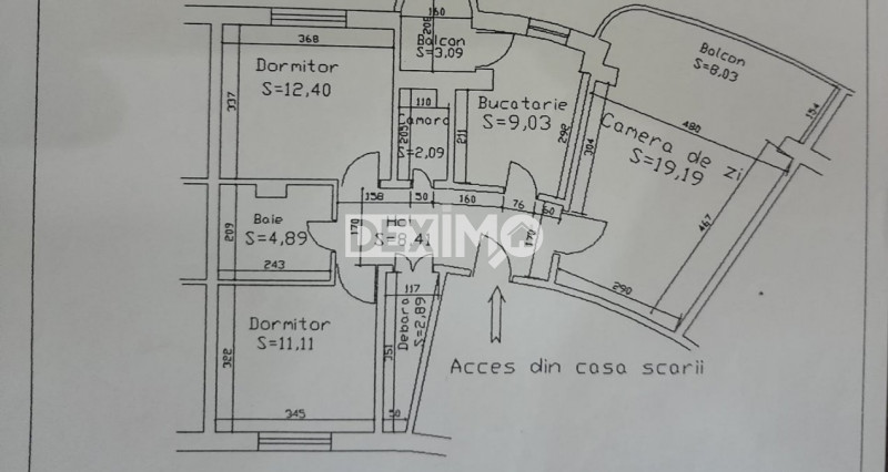 Apartament 3 Camere - Tomis I - Zona Victoria - Etaj 1 - Renovat - Mobilat 