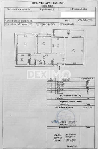 Apartament 3 Camere Decomandate - Ultracentral - Etaj 2 - Gaze